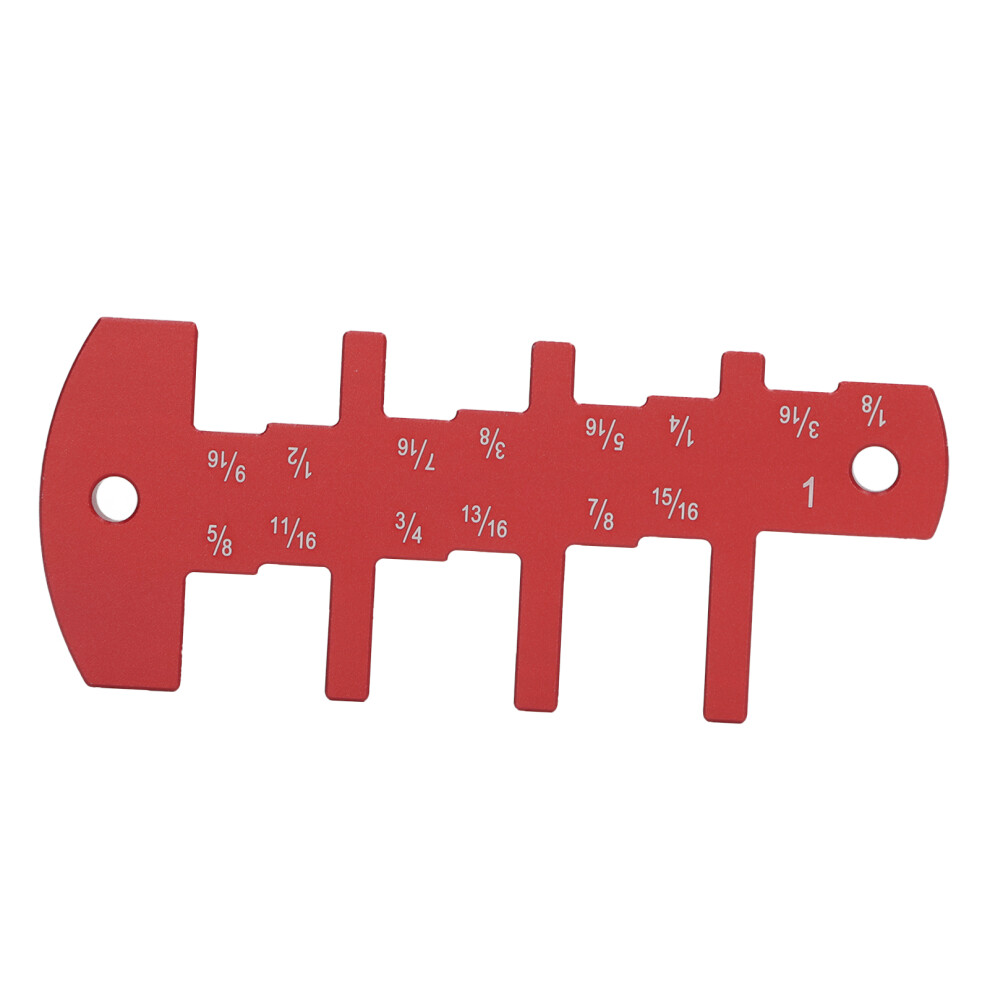 Step Depth Gauge For Table Saw Router Imperial Aluminum Alloy 323163091419