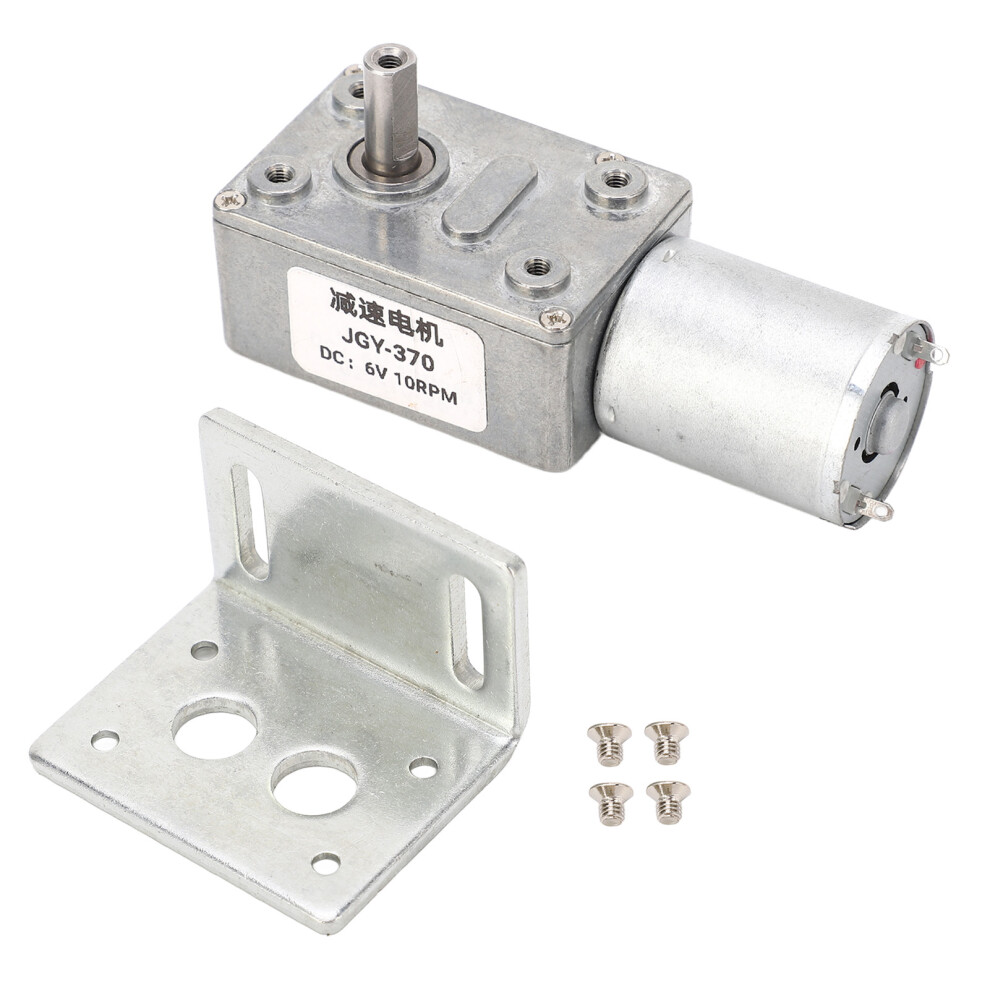(10Rmp) Worm Gear Motor 6V Dc 12Mm Shaft Self Locking Reversible 10Rpm 323163090184