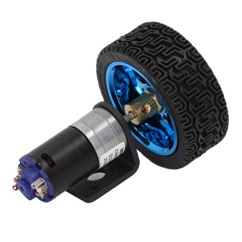 Encoder Motor Set Micro DC Gear Motor 25mm 12V with Bracket 1