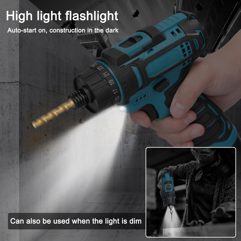 12V Lithium Screwdriver Torque Adjustable 2-Speed For Phones Computers 323163091488