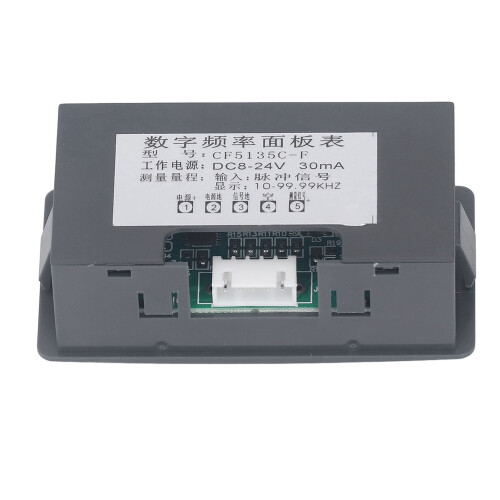 Digital Frequency Meter 100kHz DC8-24V LED Relay Output 2