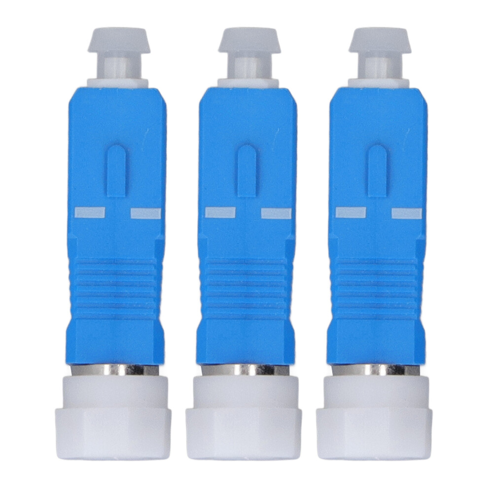 3Pcs Sc Male To Fc Female Single Mode Fiber Optic Adapter Light 323163093390