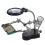 Adjustable LED Light Magnifying Lens Soldering Third Hand Clamp 5