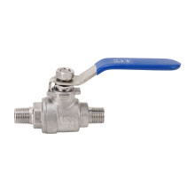 Kugelhahn 1/4 Zoll NPT DN8 Edelstahl männliches Gewinde