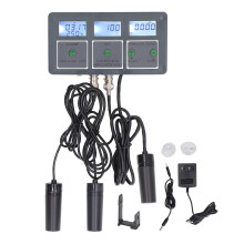 (EU Plug 230V) 8-in-1 Water Quality Tester PH EC TDS ORP SALT TEMP Rechargeable EU