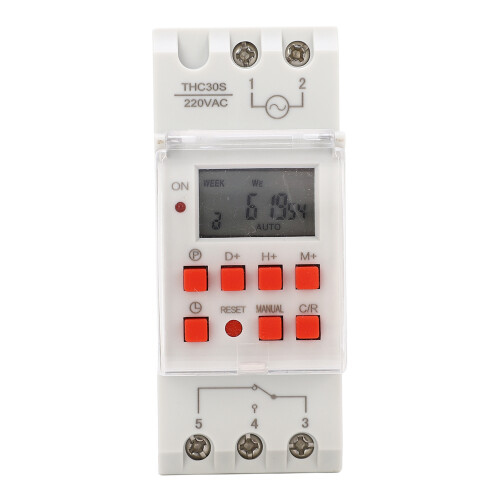 Digitaler Zeitschalter 1s-168h LCD programmierbar 220-240V