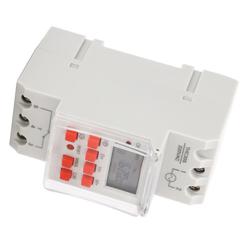 Digitaler Zeitschalter 1s-168h LCD programmierbar 220-240V 2