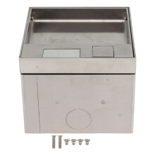 Bodendose Edelstahl Wasserdicht Einbau-Auslass AC250V