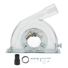 Staubschutzhaube für Winkelschleifer transparent