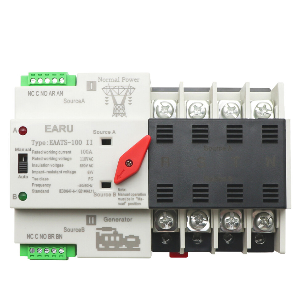 Compact Automatic Transfer Switch Dual Power Solar Rail Type 323163097022