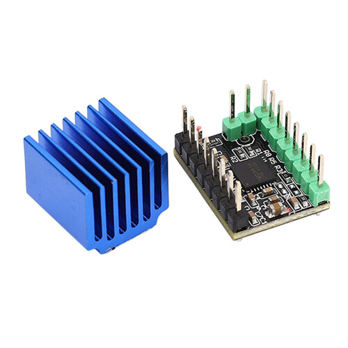 5 Set 3D Printer Stepper Motor Driver 2.5A 256 Steps Heat Sink 5.5-38V 2
