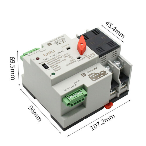 Kompakter automatischer Umschalter Dual Power Solar 2