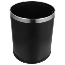 Prullenbak Kantoorgebruik Zwart Modern Gemakkelijk Schoonmaken 1 Set