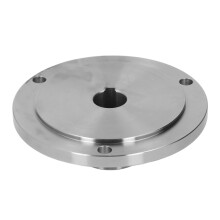 (22mm / 0.87in) Lathe Faceplate High Manganese Steel 3 Hole 130mm 22mm / 0.87in
