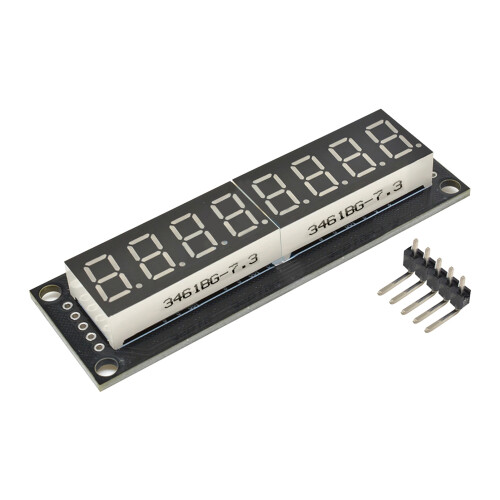8-stellige 7-Segment-LED-Anzeige, 5V, 0,36 Zoll, Gelb 2