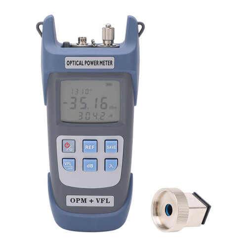 Fiber Optic Power Meter 30KM 30MW LED Test Tool -50 to +26dBm