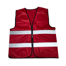 (Rose Red) Reflective Safety Vest Construction Cyclists Sanitation Rose Red