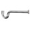 Messing-Spülbecken-Abflussset Silber G1-1/4" 4