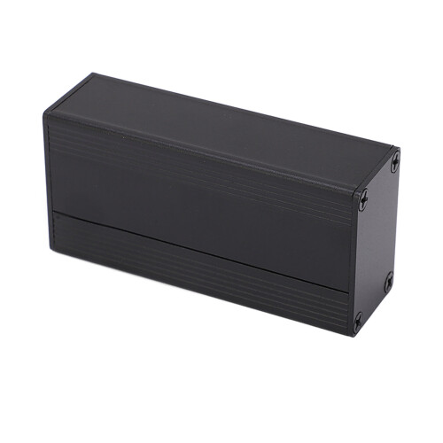Aluminium-Projektbox Sandgestrahlt Schwarz 1.25-1.5mm 1