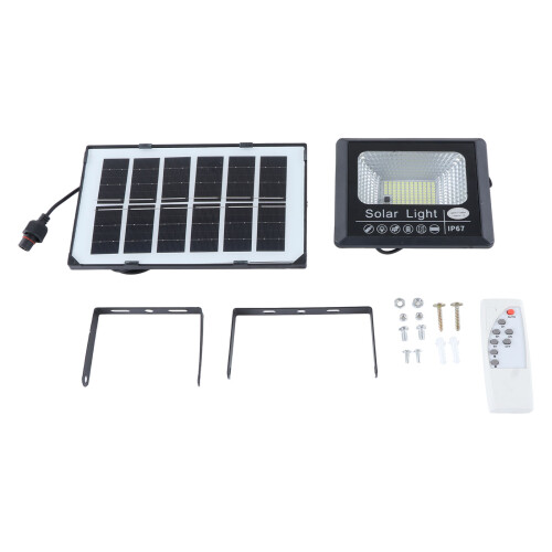 Solarleuchte mit Fernbedienung, Sensor und Timer, 30W Outdoor
