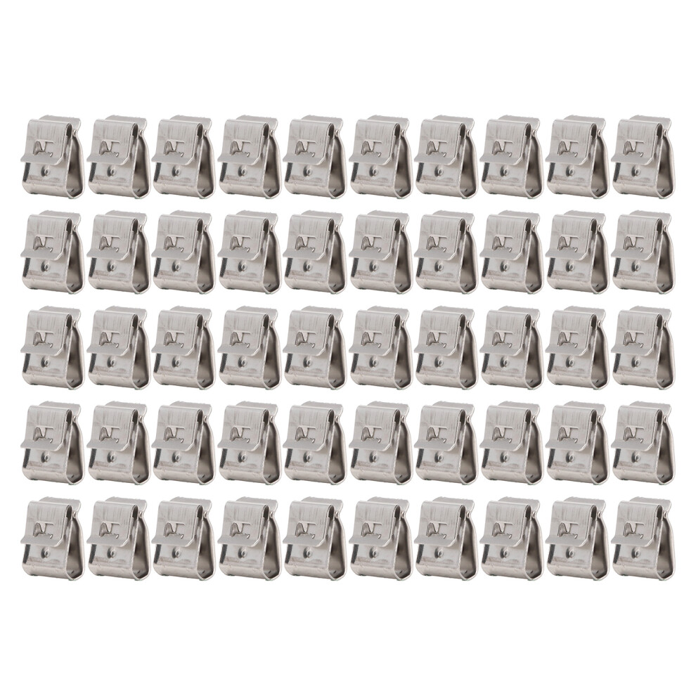 50Pcs Stainless Steel Pv Wire Clamps For 2-6Mmâ² Cable 323163099545