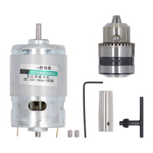 (Motor with Connecting Rod Drill Chuck) Hochgeschwindigkeitsmotor 24V 10000U/min Mini für Bohrer