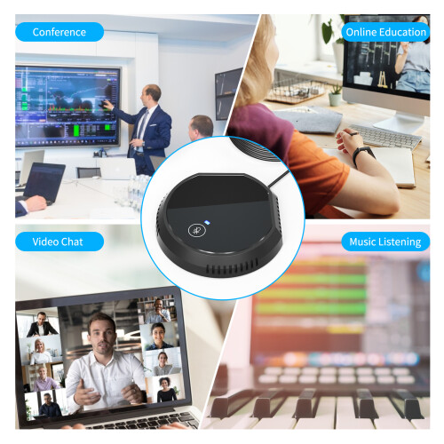 Desktop-USB-Mikrofon 360 Touch Stummschaltung 1