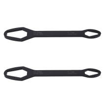 (E Silver Electroplated) 2x Doppelkopf-Schraubenschlüssel 8-22mm Selbstspannend