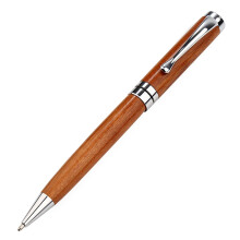 Twist Retractable Wooden Roller Ball Pen for School Office Business