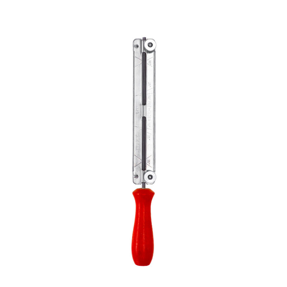Wood Handle Chainsaw Sharpening File Steel Anti-Rust Tool 323163099132