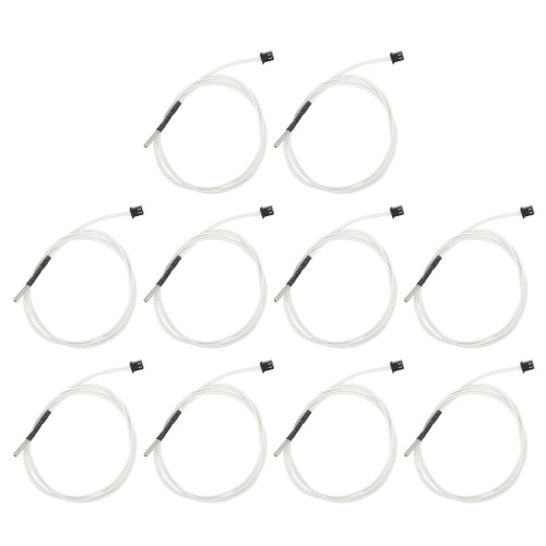 10Pcs Thermistor Sensor 3950 2 Pin Ender 3 5 Pro CR6 CR10 3D Printer