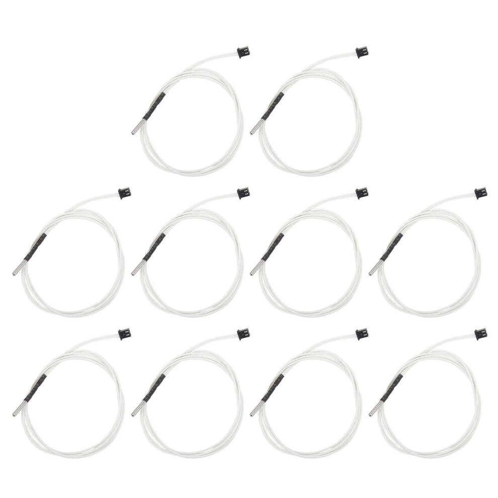 10Pcs Thermistor Sensor 3950 2 Pin Ender 3 5 Pro Cr6 Cr10 3D Printer 323163107882
