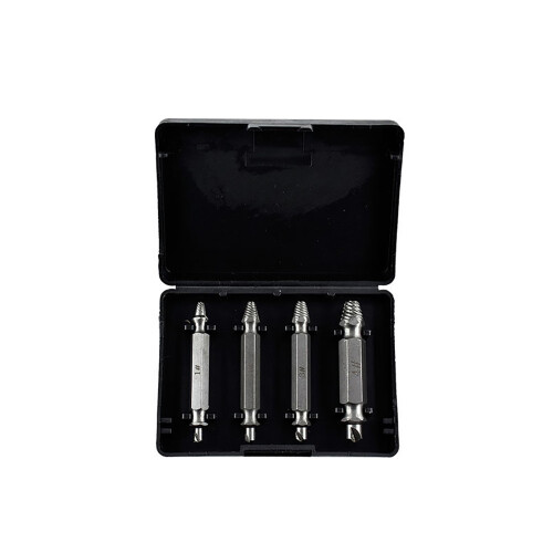 (4Pcs Silver) 4 Stk Schraubenzieher-Set aus HSS Doppelkopf Silber
