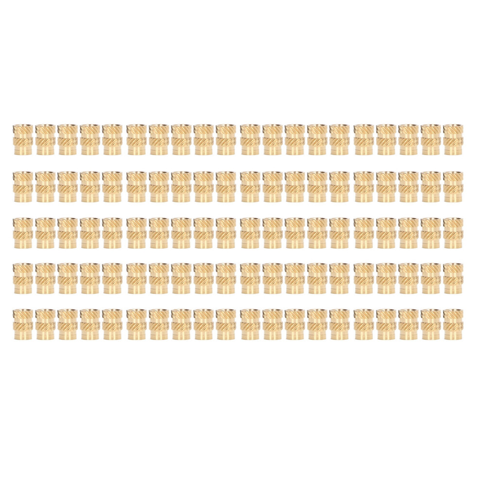 (M5x10x7) 100Pcs Brass Insert M4x8x6 Wear Resistant For 3D Printer 323163109459