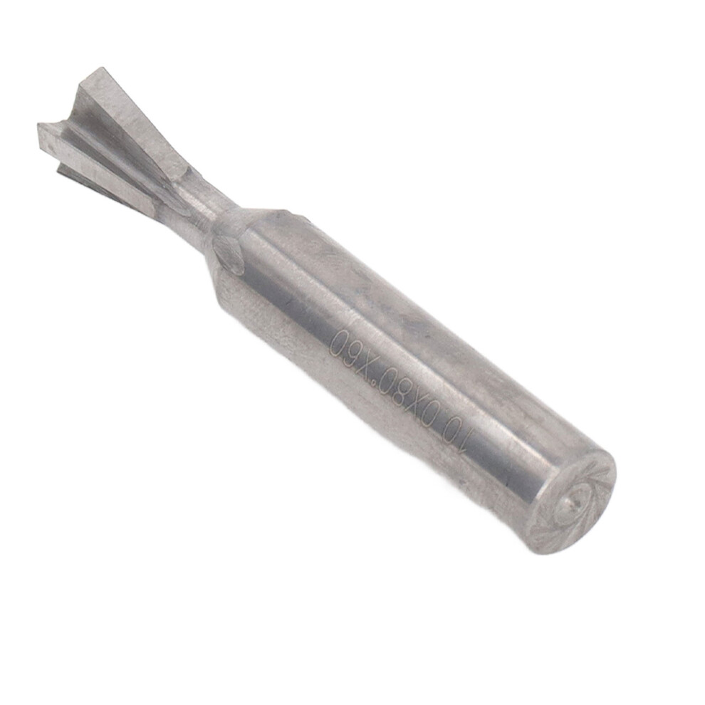 (10X60â°X60l) Dovetail Router Bit 4 Flute Carbide 10X80x60l Woodworking 323163101903