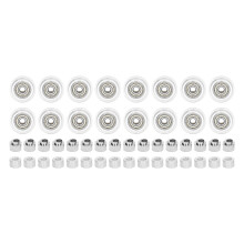 (Black) 48x 3D-Druck Zahnriemen POM/Stahl geringe Reibung transparent