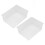 2 Stk Transparente ABS-Wasserbecken Labor-Set Groß 4
