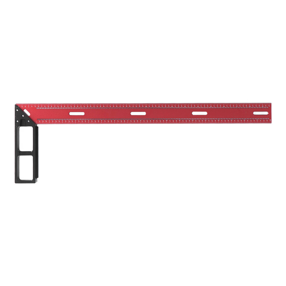 (50Cm) 50Cm Aluminum Alloy Ruler For Woodworking Measuring Scribing 323163100043