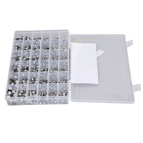 1520 Stk SMD Elko-Kondensator 36 Werte 1uF-1000uF Set 2