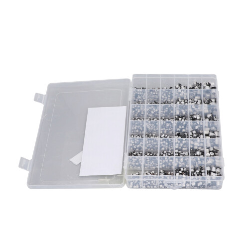 1520 Stk SMD Elko-Kondensator 36 Werte 1uF-1000uF Set 1