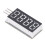 0,36 Zoll rotes LED-7-Segment-Display 4-stellig RXD TTL232 3