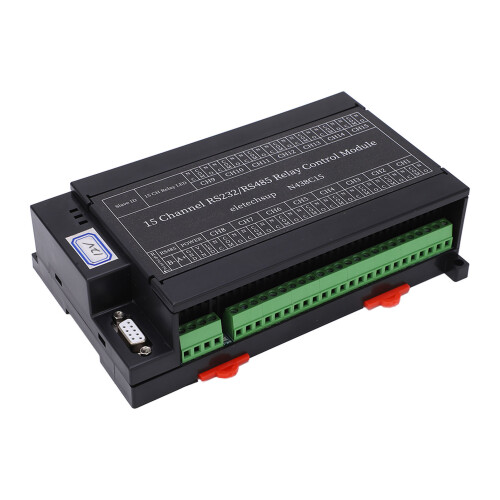 Relais-Schaltmodul 15CH DC 12V RS485 RS232
