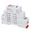 Digital Time Relay Flame Retardant Delay Timer with Red Indicator AC 4