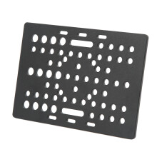 (Board) Gantryplatte Aluminium Hochfest Schwarz eloxiert 3D-Druckführung