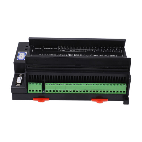 Relais-Schaltmodul 15CH DC 12V RS485 RS232 1