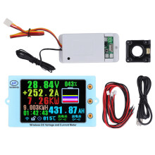 (500A) Drahtloser Voltmeter-Batterie-Monitor 500A Farbdisplay
