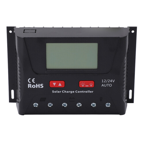 Solarladeregler PWM 30A 12V/24V LED USB 1