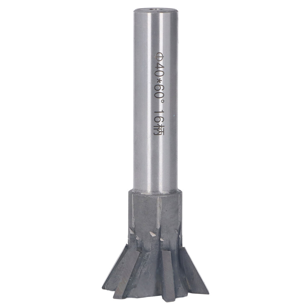60 Degree Dovetail Cutter 6 Flute Carbide Universal Shank 323163110059