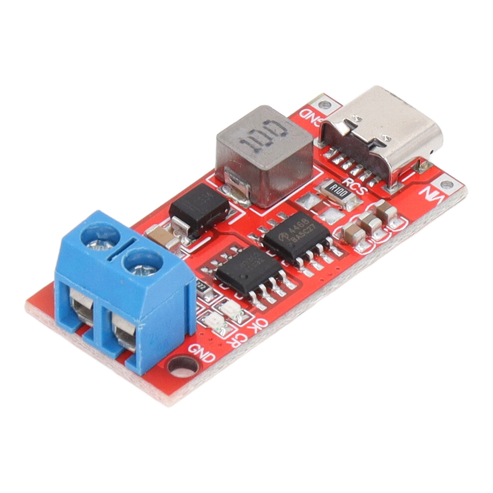 (2A) 3S Type C To 12.6V Lithium Charger 3-6V Input 1A Red 323163107370