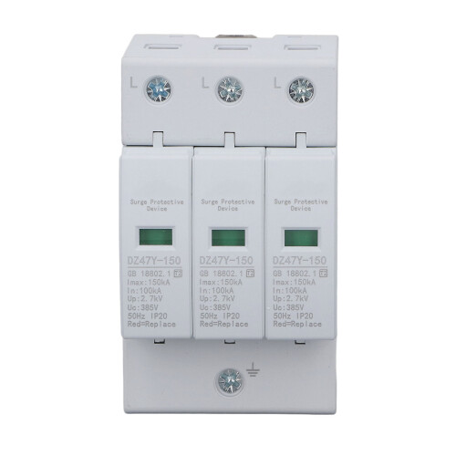 (4P) House Surge Protector 150KA Fireproof PC 385V 3P